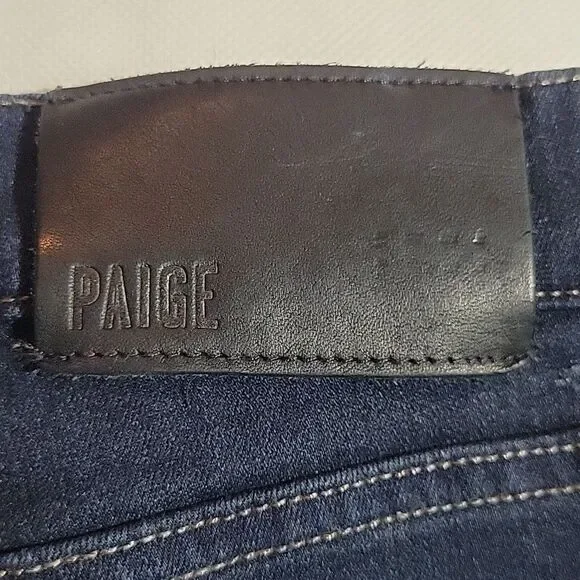 Paige Lennox Jeans Mens 32x29 Slim Fit Dominic Dark Wash Stretch Denim - Picture 7 of 9